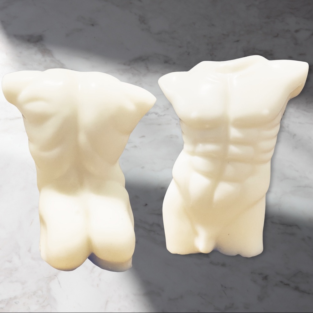 3D male body wax melts